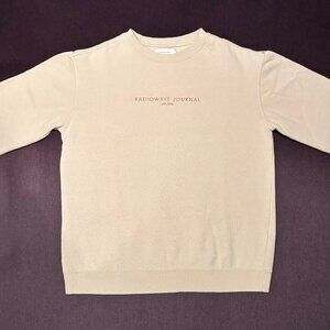 Cotton On Cream Crewneck Sweatshirt | Radiowave Journal Text